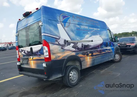 2021 Ram Promaster 2500 High Roof 159 Wb from USA, damaged, VIN 3C6LRVDG8ME523553